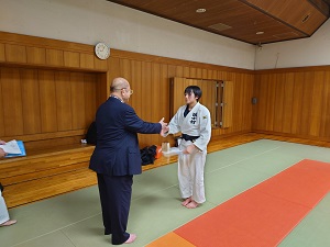 新任コーチの委嘱式